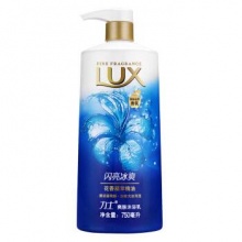  力士(LUX)沐浴露 闪亮冰爽 爽肤沐浴乳750g