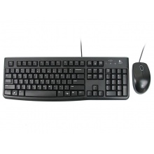 罗技（Logitech）MK120 键鼠套装 鼠标键盘套装 黑色