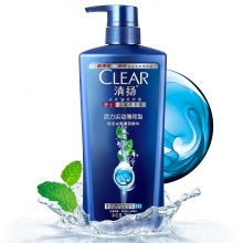 清扬(CLEAR)洗发水 男士去屑洗发露清爽控油型750g