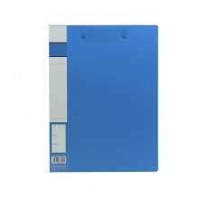 齐心(Comix) A605 A4双强力文件夹 蓝色