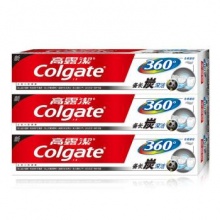 高露洁（Colgate） 360° 全面口腔健康 备长炭深洁 牙膏 180g