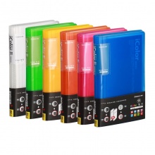 齐心 SC168 I Color168枚 可变背脊名片册