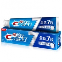佳洁士 Crest 全优7效 祛牙渍健白牙膏 180克