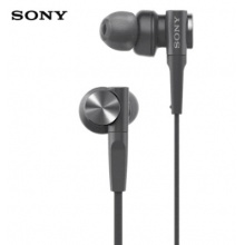 索尼（SONY）重低音立体声耳机MDR-XB55AP 黑色