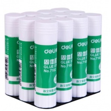 得力(deli)7102 PVA材质固体胶棒21g 12支/盒