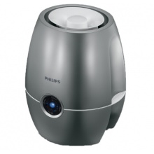 飞利浦(PHILIPS)加湿器 4L大容量 上加水 纳米无雾带除菌盒 静音办公室卧室家用加湿 HU4903/02暗金属银色