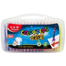 马培德（Maped）36色水彩笔塑盒装 845051