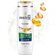 潘婷去屑洗发水丝质顺滑400ml（柔顺 水润 光泽）