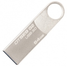金士顿（Kingston）64GB U盘 USB3.0 DTSE9G2 金属迷你U盘