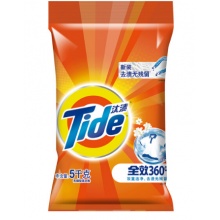 汰渍 全效360度洗衣粉 5kg/袋