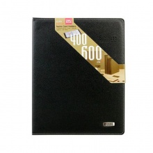 得力(deli)300袋(600枚)大容量活页名片册