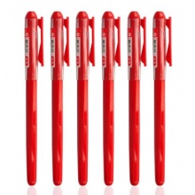 晨光（M&G） AGP62403彩色中性笔水性笔签字笔0.38mm 12支 红色