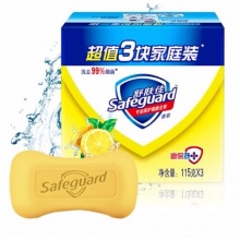 舒肤佳香皂柠檬清新115gX3