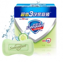 舒肤佳香皂青瓜清爽115gX3（温和洁净 清盈低泡）