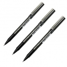 三菱(Uni)UB-155直液式中性笔(耐水耐晒)0.5mm 黑色10支装
