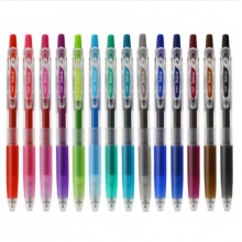 百乐(PILOT)JUICE彩色果汁按动式中性啫喱笔0.5mm 红LJU-10EF-R