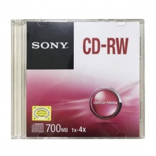 SONY 索尼光盘700M  CD-RW 可擦写（1-4X） 单片装