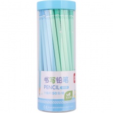 得力(deli)S928六角铅笔HB 50支/桶