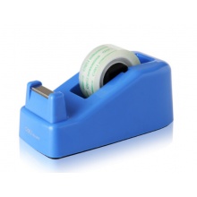 得力(deli)小号胶带座(胶带宽度 ≤18mm) 蓝灰随机811