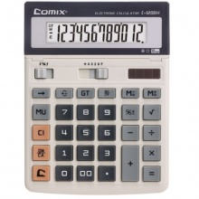 齐心(Comix)12位大台舒视办公计算器   C-1200H