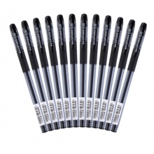 晨光(M&G)0.38mm黑色全针管中性笔签字笔水笔 12支/盒AGP63201