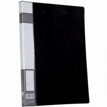 齐心(Comix) A605 A4双强力文件夹 黑色