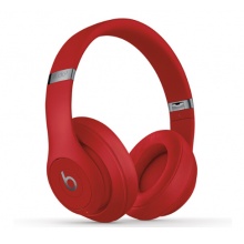 Beats Studio3 Wireless 录音师无线3代 头戴式 蓝牙无线降噪耳机 游戏耳机 - 红色 含麦克风 MQD02PA/A