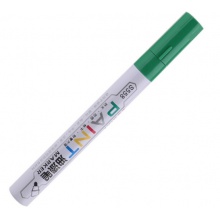 得力（deli） S558速干油漆笔 绿色 1支装