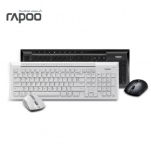 雷柏（Rapoo） 9300P 无线鼠标键盘套装 白色