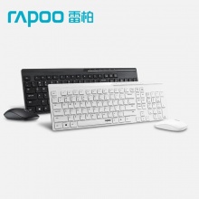 雷柏（Rapoo） X8100 无线鼠标键盘套装 白色