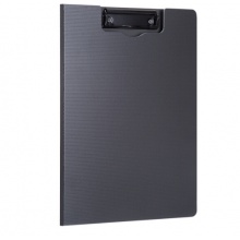 得力(deli)竖式折页板夹文件夹 A4资料夹试卷夹 灰5016