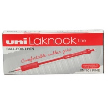 三菱（Uni） SN-101 按制圆珠笔（红色）原子笔 0.7mm（12支装）