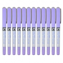 白雪(snowhite)0.38mm直液式走珠笔 紫色 12支/盒PVN-159