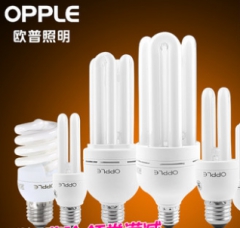 欧普三基色节能灯泡5W2U白光e27