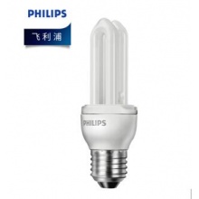 飞利浦（PHILIPS）节能灯泡荧光灯管U型客厅厨房卧室吸顶灯吊灯高亮标准节能灯E27 标准型 8w【长120mm】 E27 白光