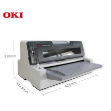 OKI 6300FC 106列营改增税控发票快递单平推式针式打印机连打