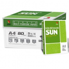 金太阳（GOLDEN SUN） 80g克 A4复印纸500张/包 单包装