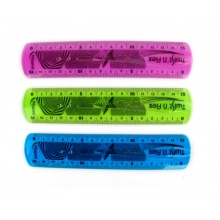 MAPED 马培德 软直尺 学生易趣绘图工具 双面刻度直 尺 可弯曲 尺子 279110 15cm 1把颜色随机