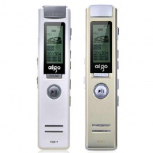 爱国者（aigo）R6611录音笔专业微型 高清远距降噪 MP3播放器 学习/会议适用 8G 白色