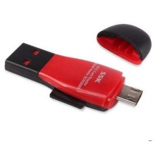 飚王（SSK）SCRS600 标准USB和micro-USB双接口读卡器