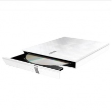 华硕(ASUS) 8倍速 USB2.0 外置DVD刻录机 移动光驱 白色(兼容苹果系统/SDRW-08D2S-U)