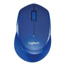 罗技（Logitech）M330 无线静音鼠标 舒适曲线 蓝色 M275升级版