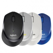 罗技（Logitech）M330 无线静音鼠标 舒适曲线 灰色 M275升级版