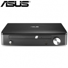 华硕(ASUS) 8倍速 外置DVD刻录机 支持M-DISC 移动光驱 黑色(兼容苹果系统/SDRW-S1 LITE) 7.1声卡