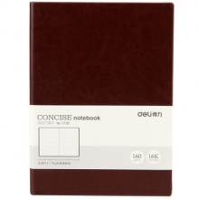 得力 (deli)16K 160页商务皮面本 3185 红色