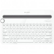 罗技（Logitech）K480 多设备蓝牙键盘 IPAD键盘 手机键盘 女生版 白色