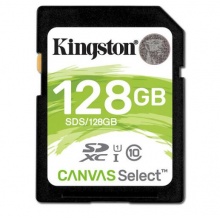 金士顿(Kingston)128GB 80MB/s SD Class10 UHS-I高速相机电脑存储卡