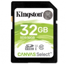 金士顿（Kingston）32 80MB/s SD Class10 UHS-I高速相机电脑存储卡