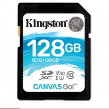 金士顿（Kingston）128GB 90MB/s SD Class10 UHS-I U3 V30高速存储卡