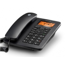 摩托罗拉（Motorola）CT111C智能自动手动插卡录音电话机座机商务客服电话呼叫中心家用办公固定座机 双色可选